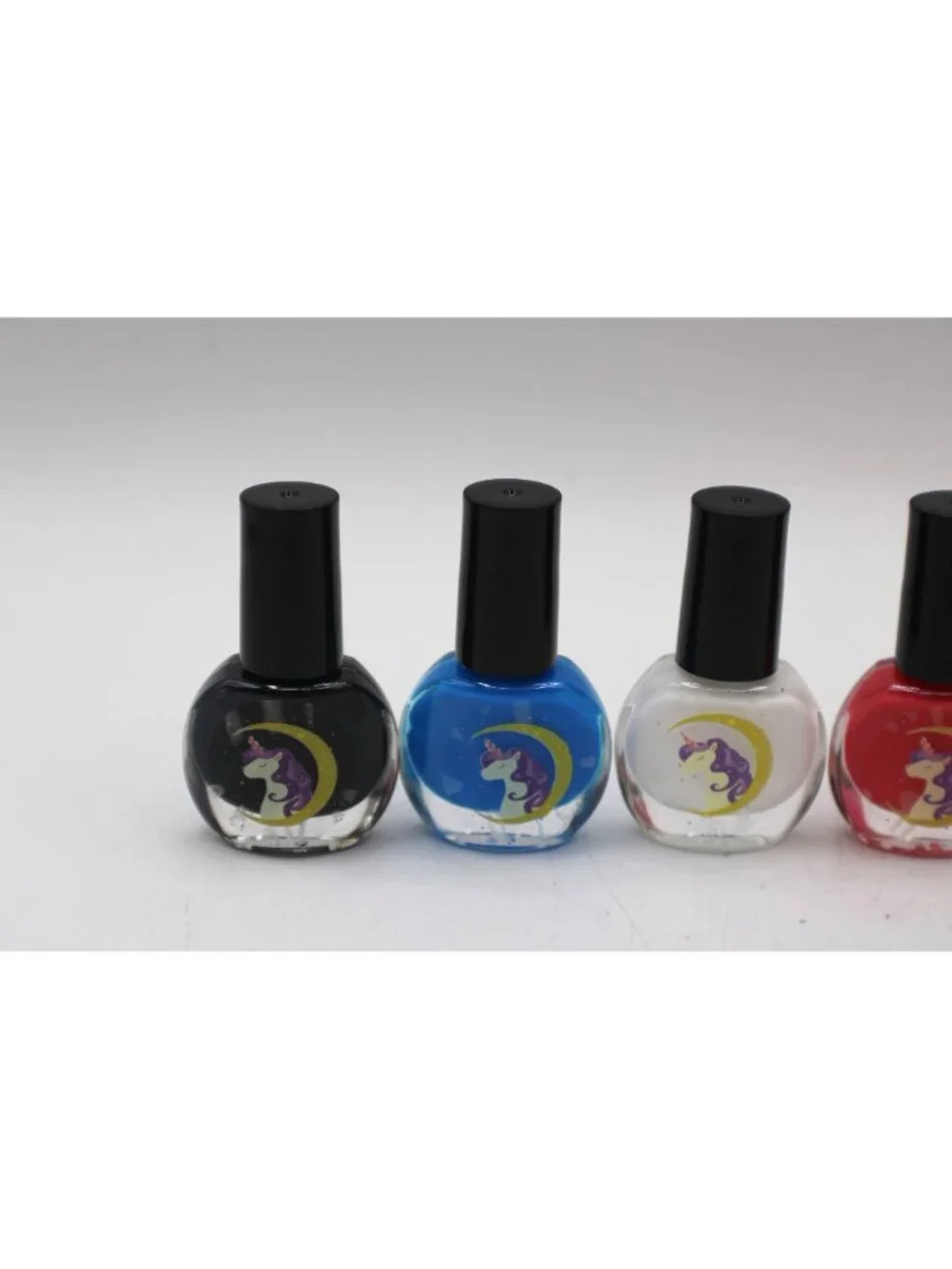 Unicorn Nail Polish Set 6 Colors Kids/Teen Novelty Polish Smaller Bottles Travel